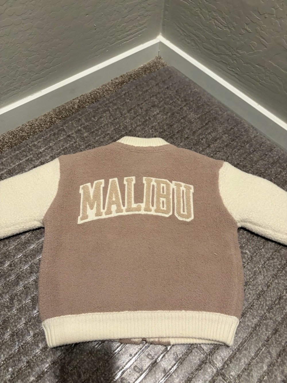 barefoot dreams Malibu varsity jacket new24 months